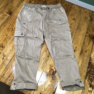 Maurice’s khaki crop pants